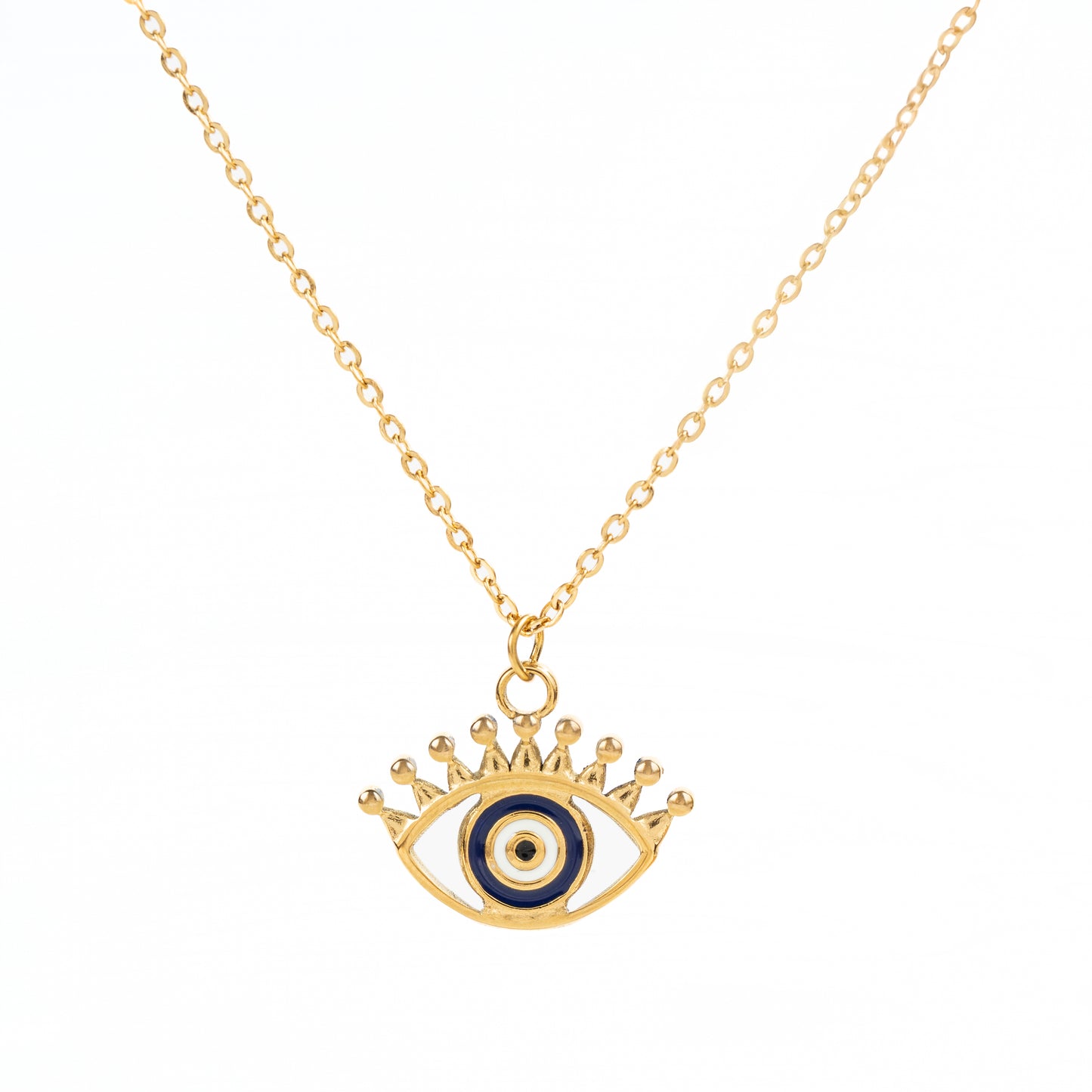 Collar de la Suerte Ojo azul.