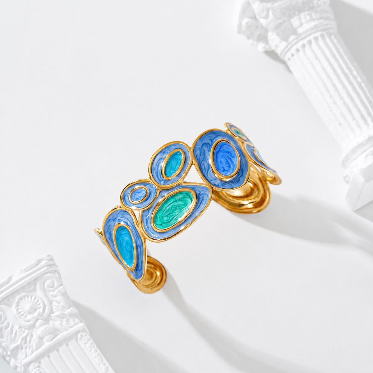 Brazalete formas colores - brazalete de joyería al por mayor