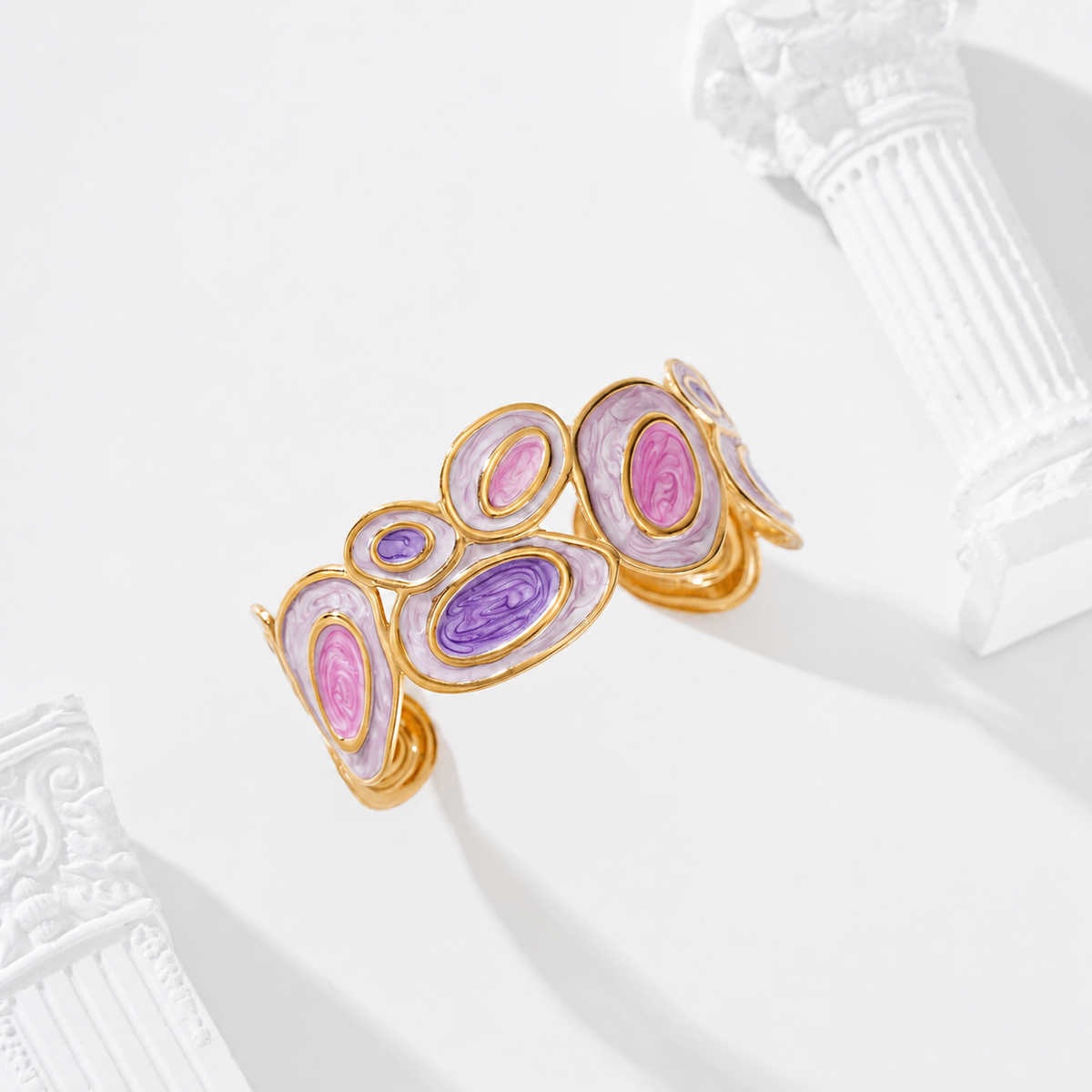 Brazalete formas colores - brazalete de joyería al por mayor