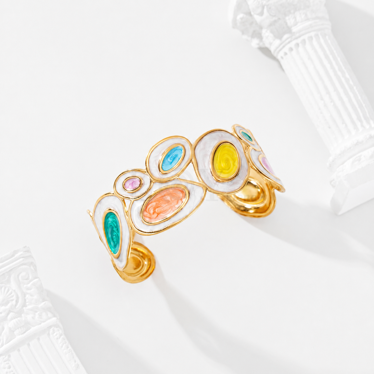 Brazalete formas colores - brazalete de joyería al por mayor