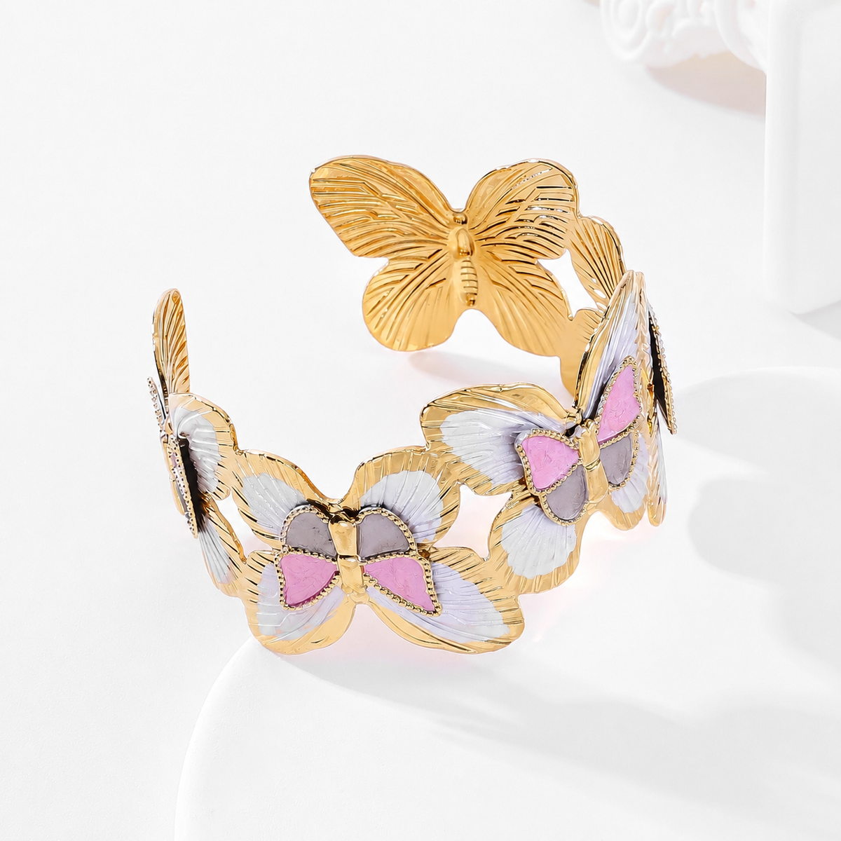 Brazalete mariposas - brazalete de joyería al por mayor