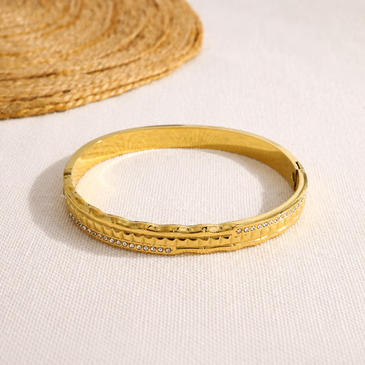 Brazalete con circonitas - brazalete de joyería al por mayor