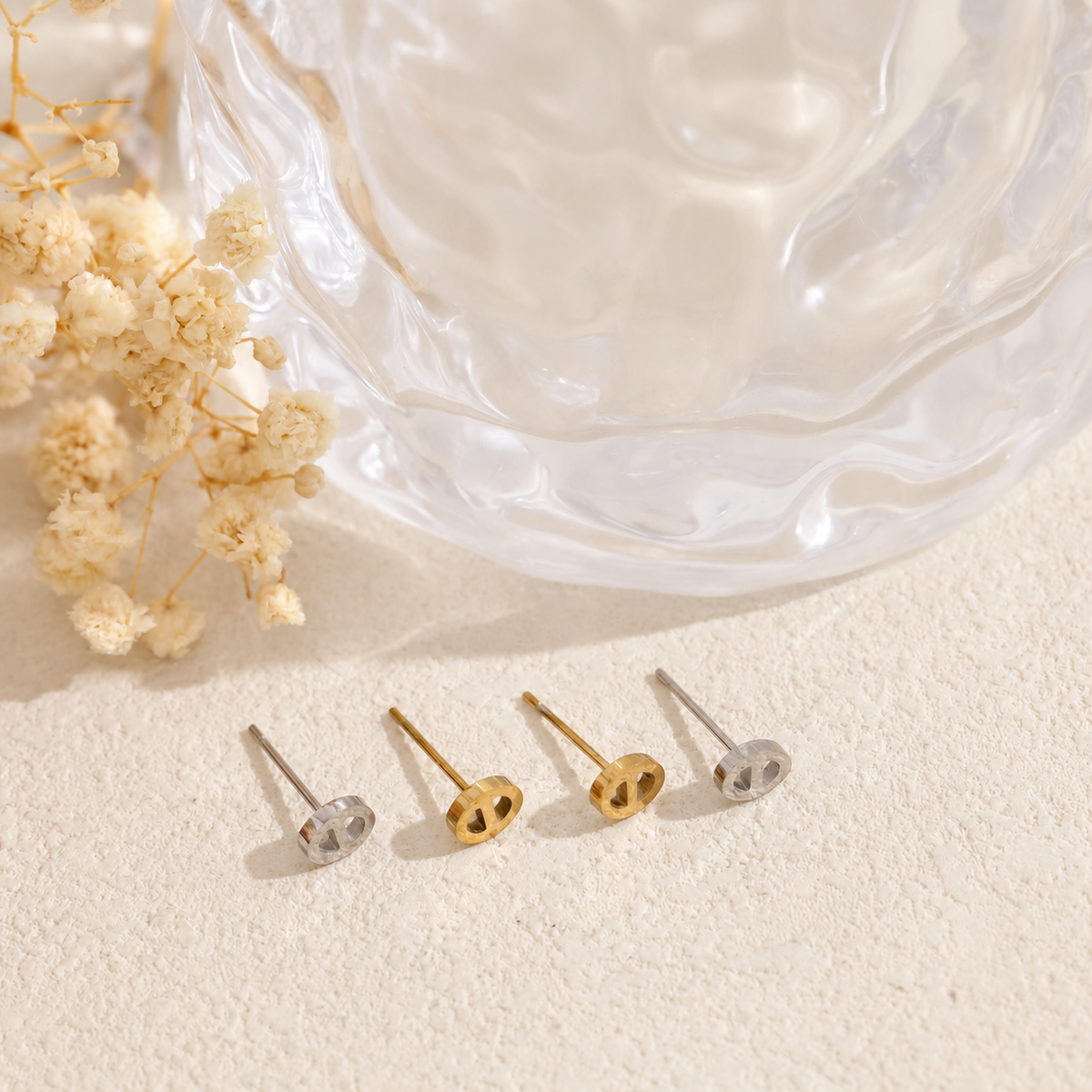 Pendientes detalle acero - pendientes de joyería al por mayor