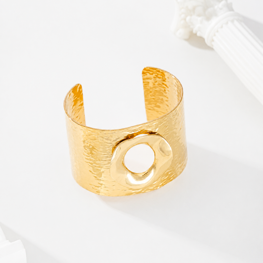 Brazalete con aro central - brazalete de joyería al por mayor