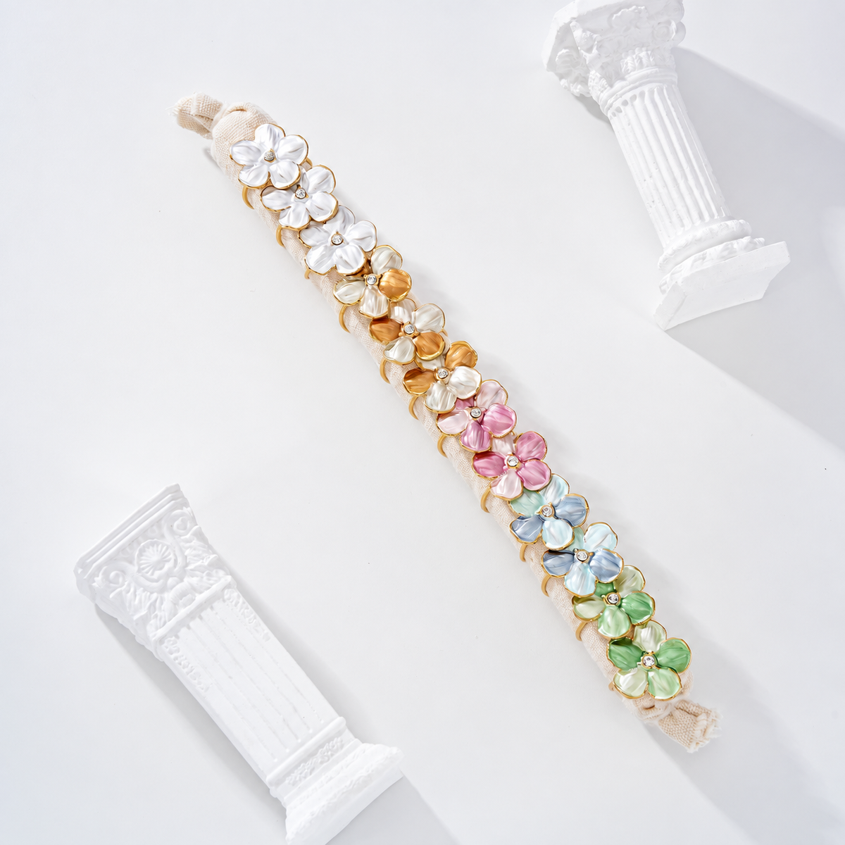Pack anillos flor color - anillo de joyería al por mayor