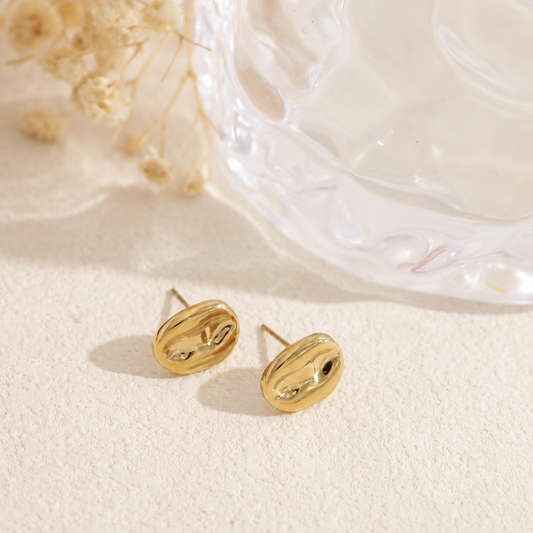 Pendientes chapa acero - pendientes de joyería al por mayor