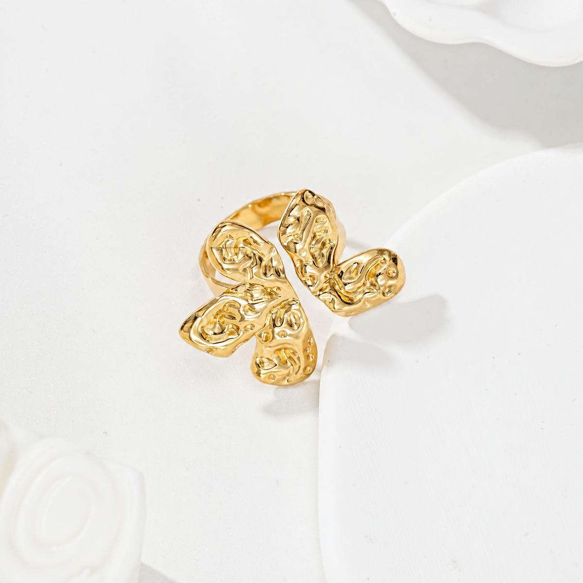 Anillo ajustable mariposa - anillo de joyería al por mayor