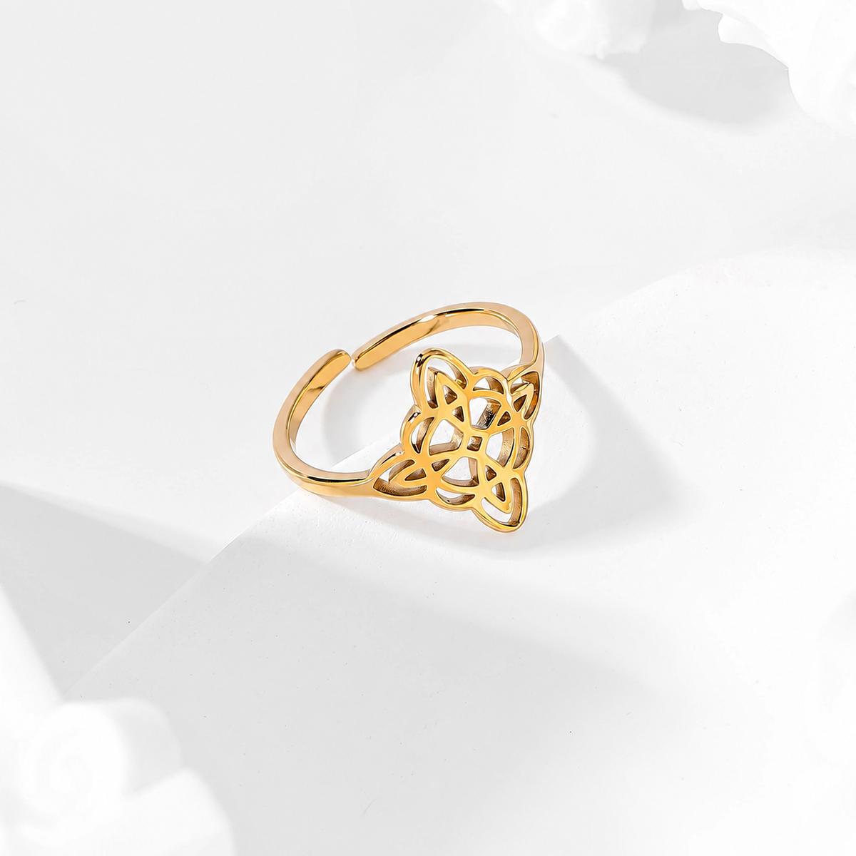 Anillo nudo de bruja - anillo de joyería al por mayor