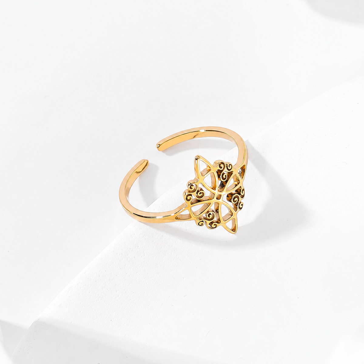 Anillo nudo de bruja - anillo de joyería al por mayor