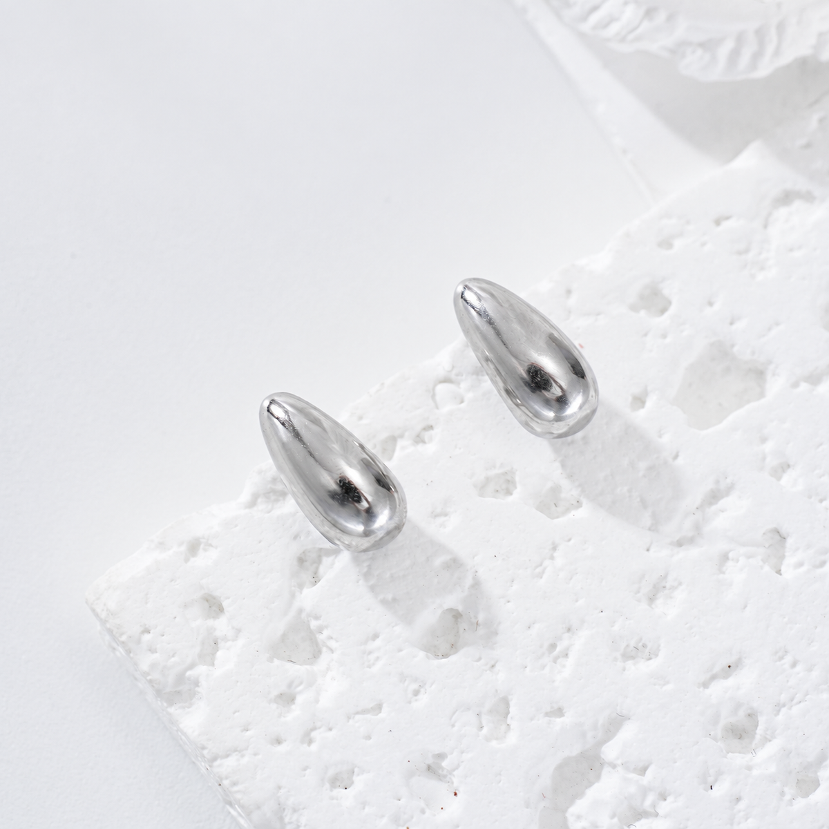 Pendientes gota pequeños acero - pendientes de joyería al por mayor