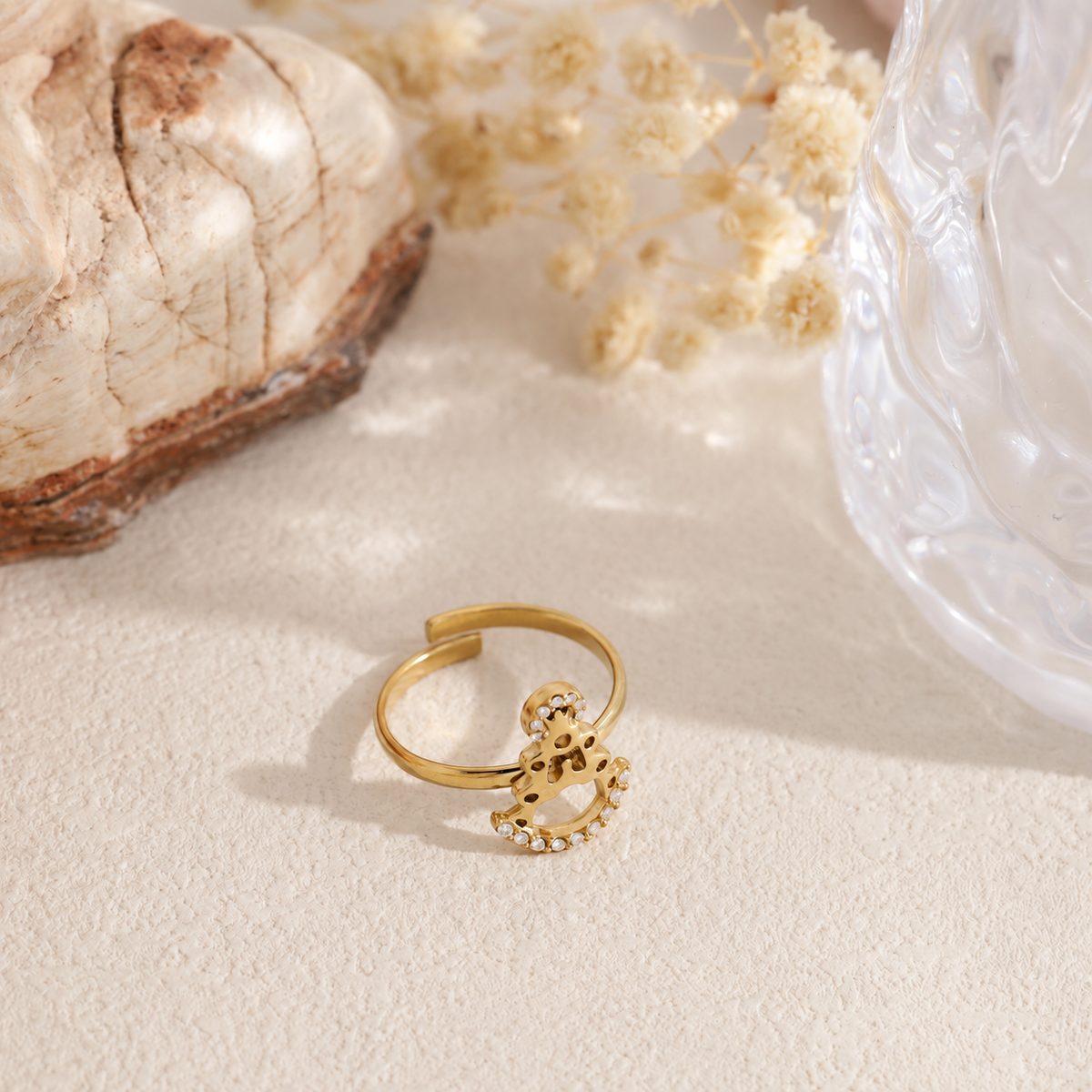 Anillo abierto Virgen del Pilar - anillo de joyería al por mayor