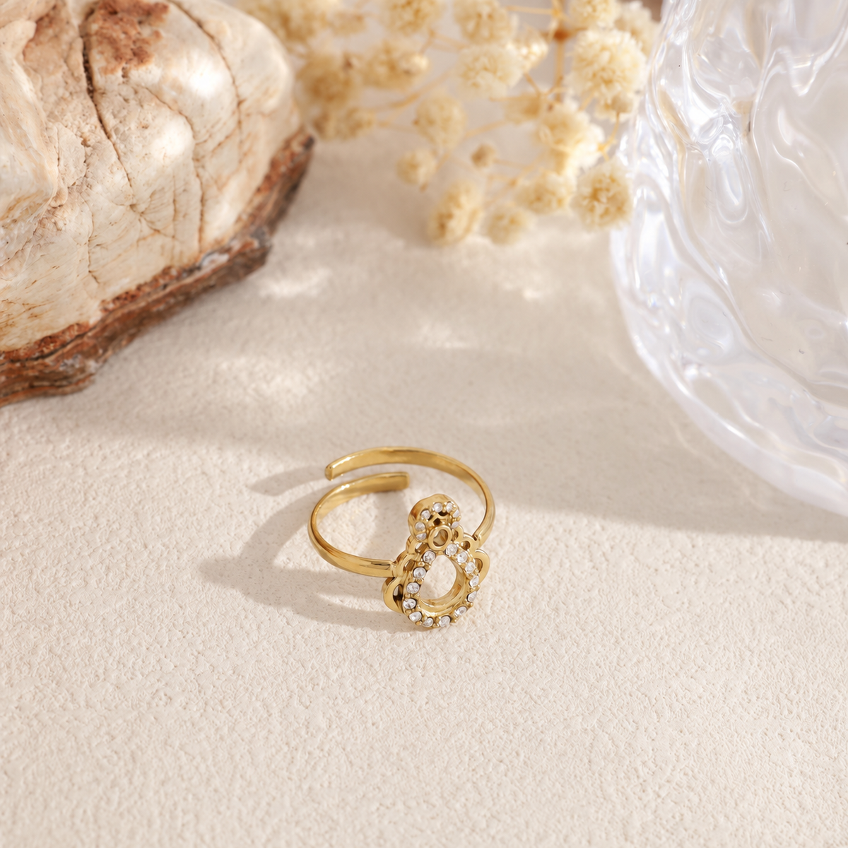 Anillo ajustable Virgen del Pilar - anillo de joyería al por mayor