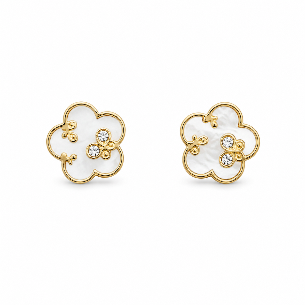 Brinco Flor Dorado