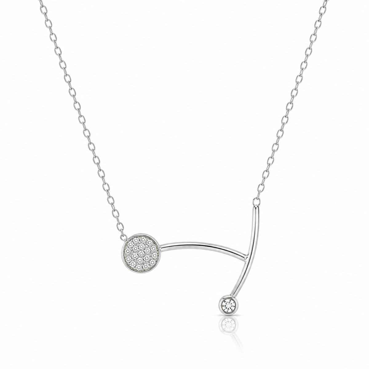 Collar plateado