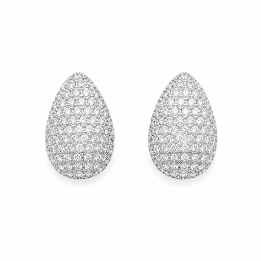 Pendientes plateados