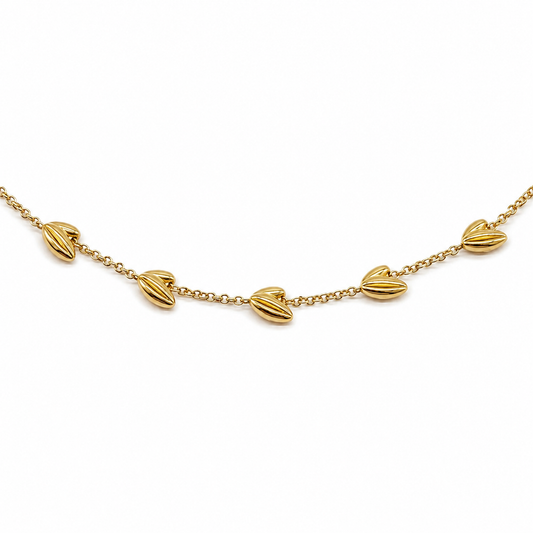 Collar Semillas Dorado