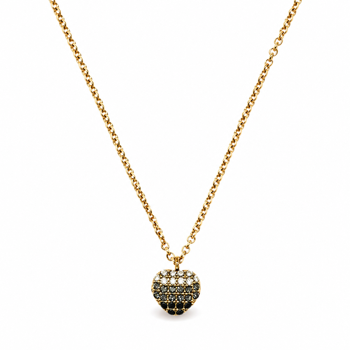 Collar Corazón Negro