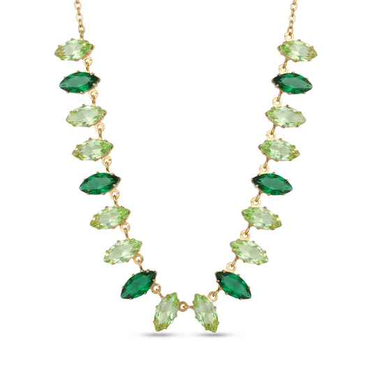 Collar Navette Verde