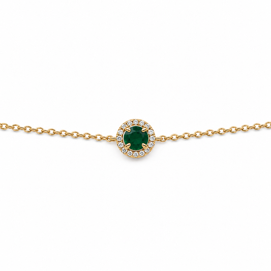 Pulsera con cristales