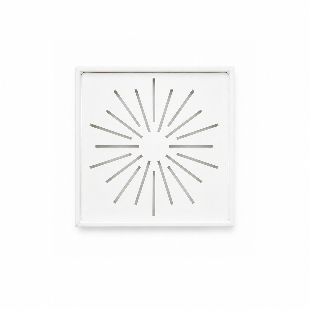 Exhibidor cuadrado diseño radial - 5 Colores
