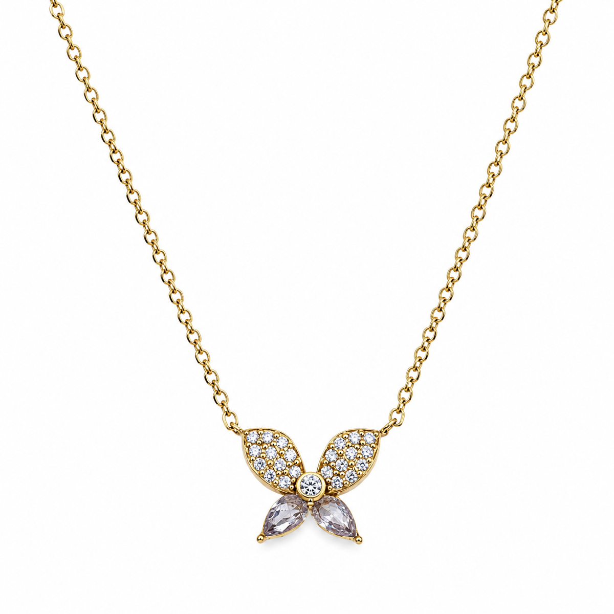 Collar Mariposa Lila