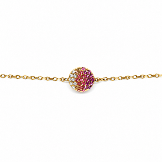 Pulsera con cristales