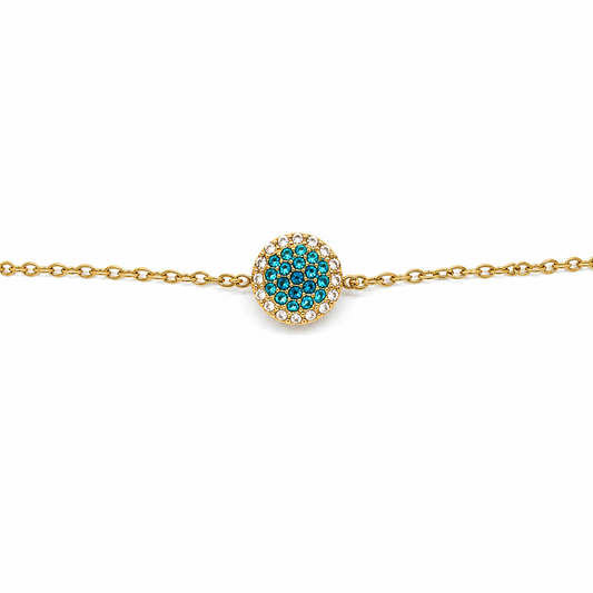Pulsera con cristales