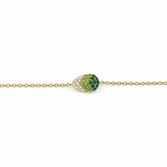 Pulsera con cristales
