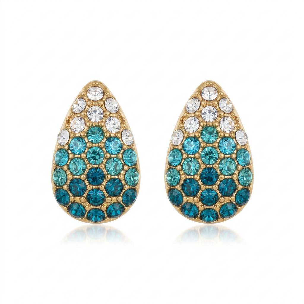 Brinco Gota Azul
