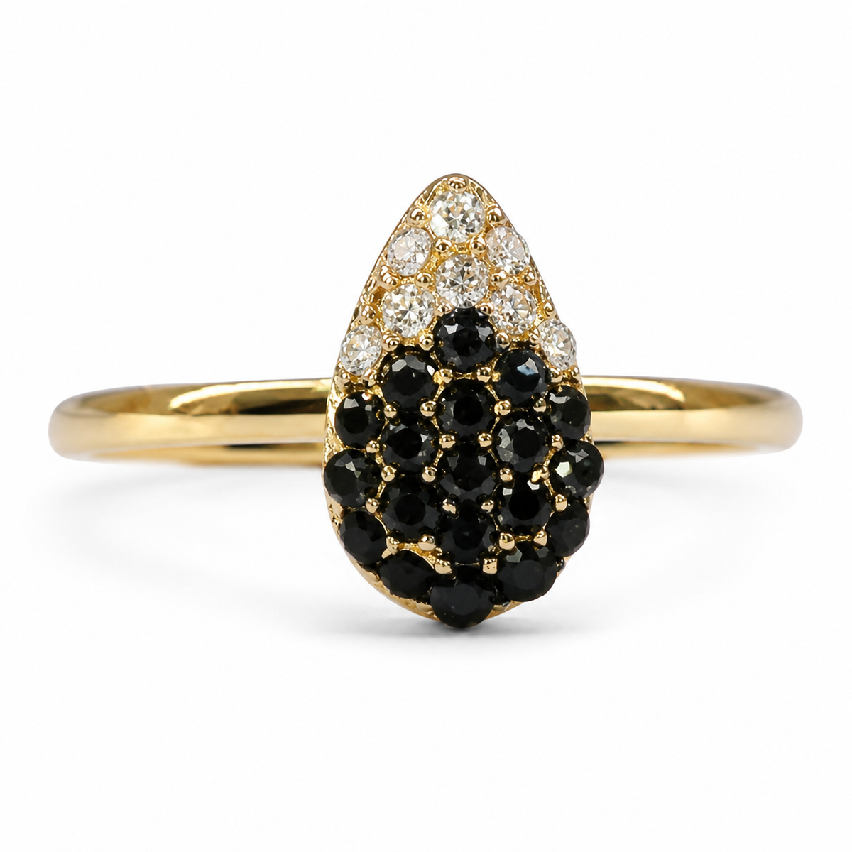 Anillo Gota Negro