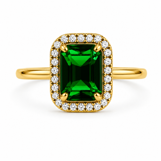 Anillo con circonitas