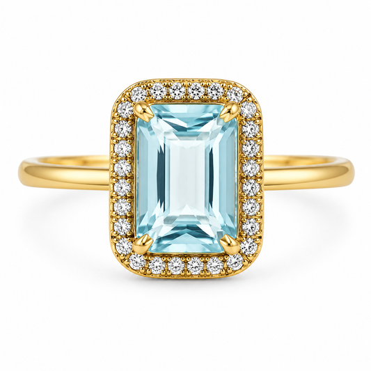 Anillo con circonitas