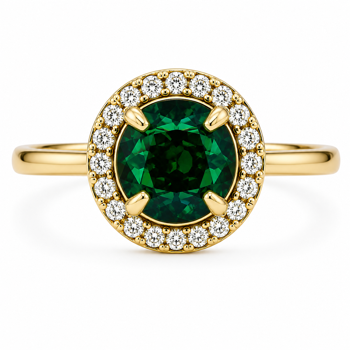 Anillo Piedra Verde