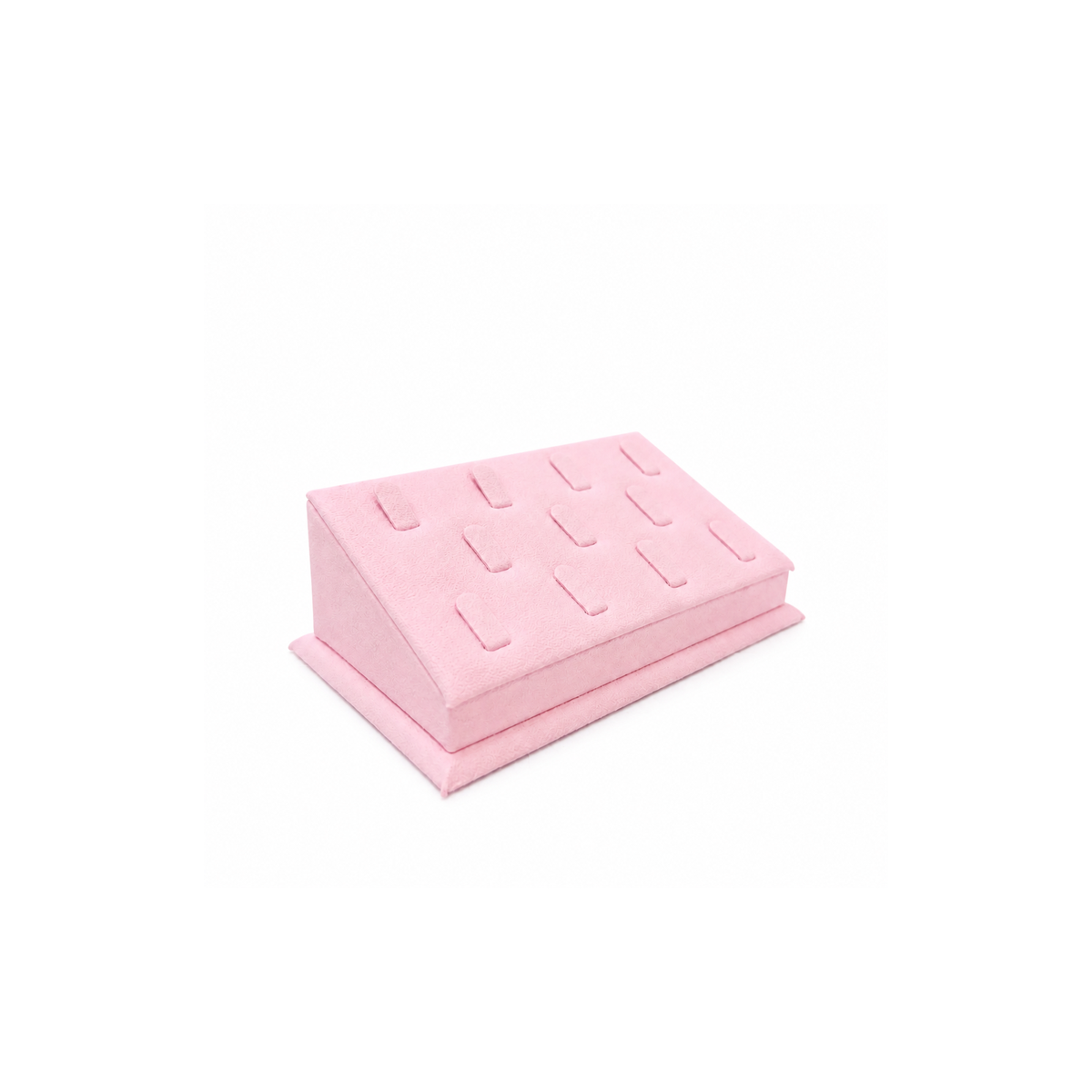 Exhibidor inclinado con ranuras - 5 Colores - Rosa