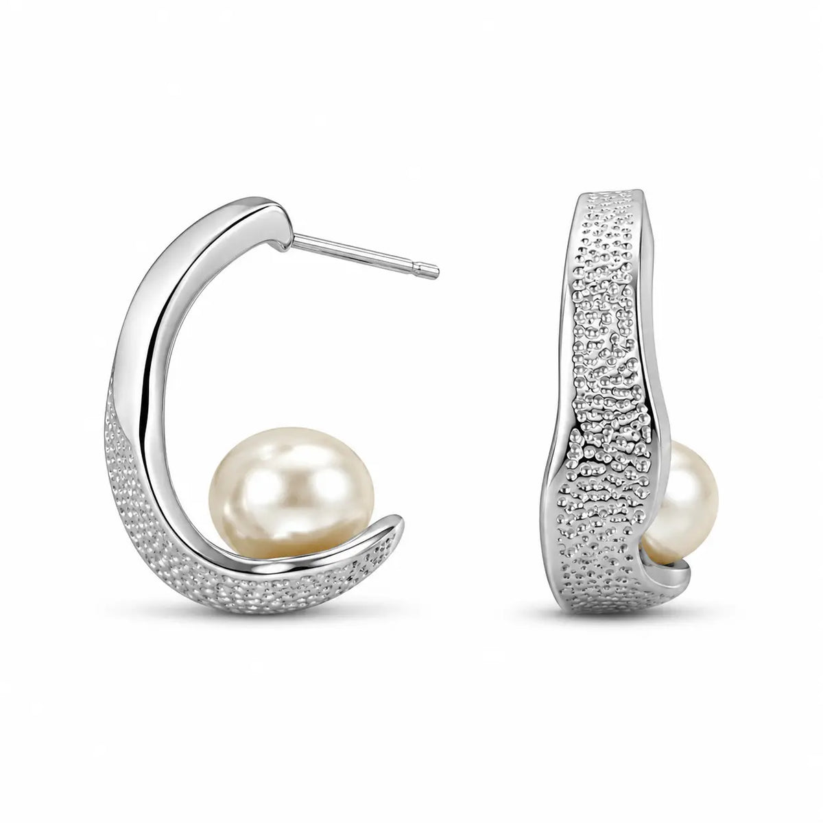 Aros con perlas