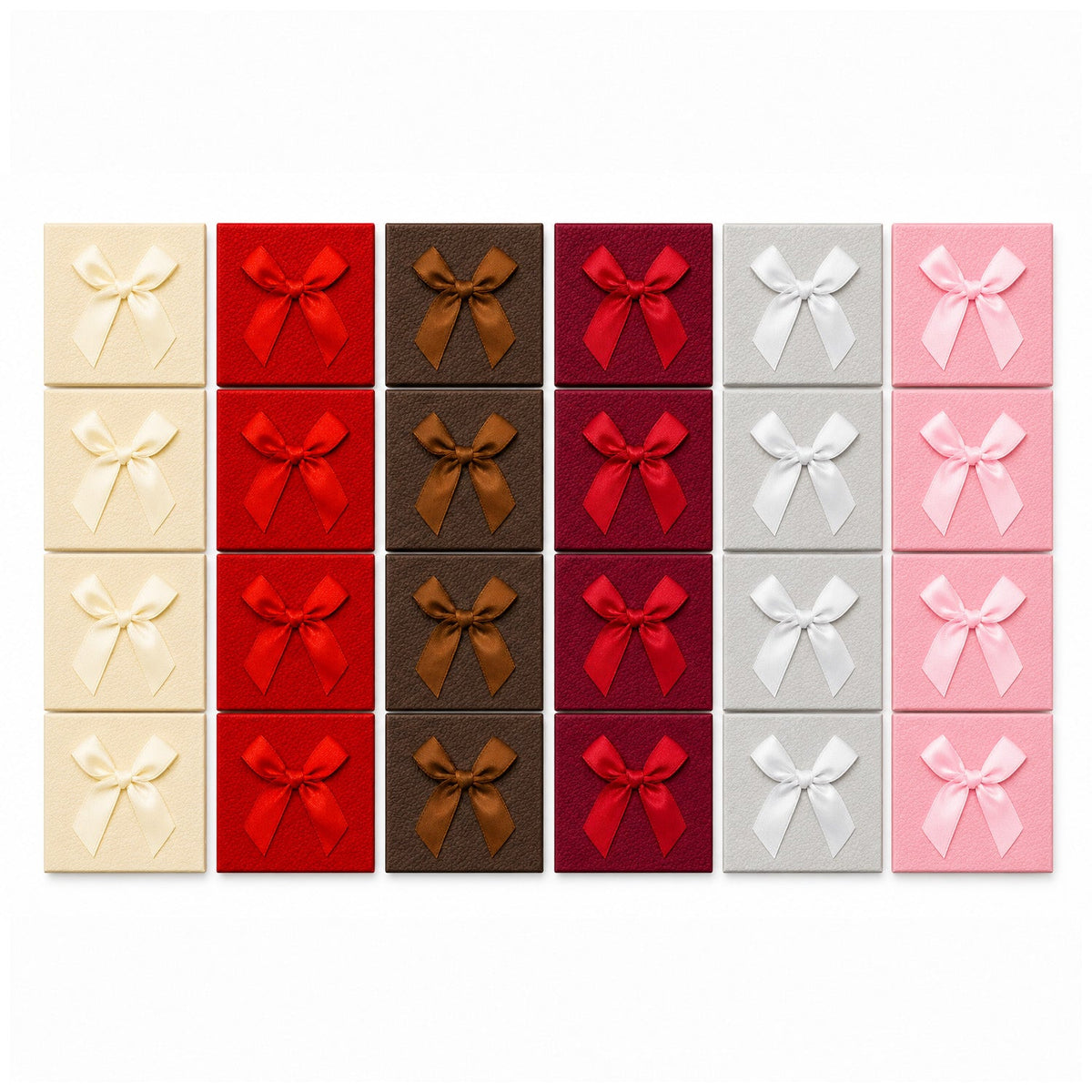 Caja con Lazo P (Pack 24 Und) - 6 Colores - Default Title