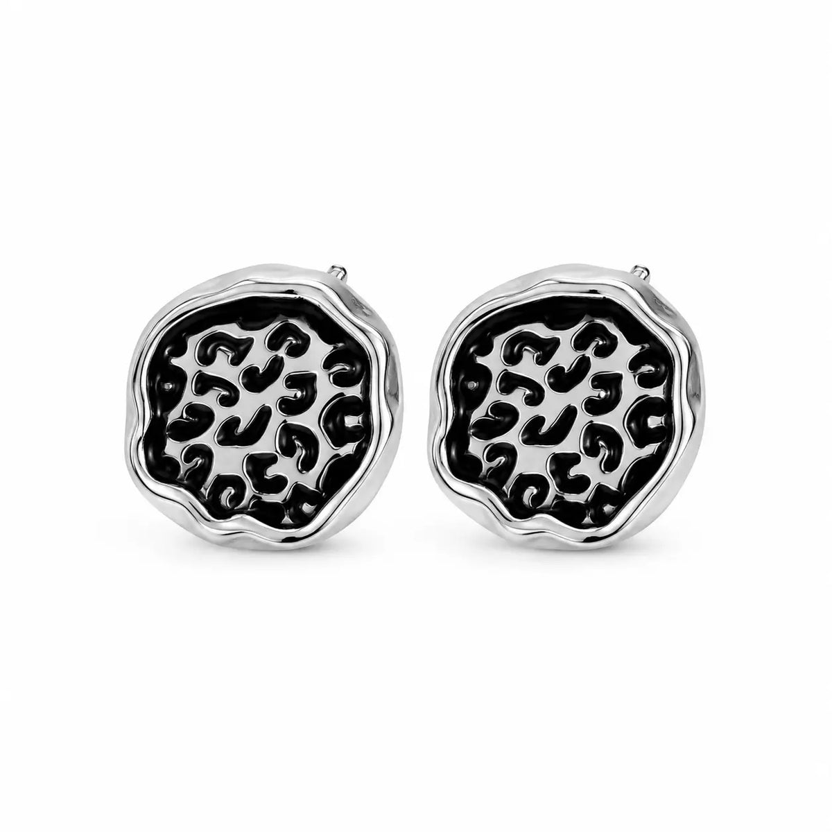 Pendientes plateados