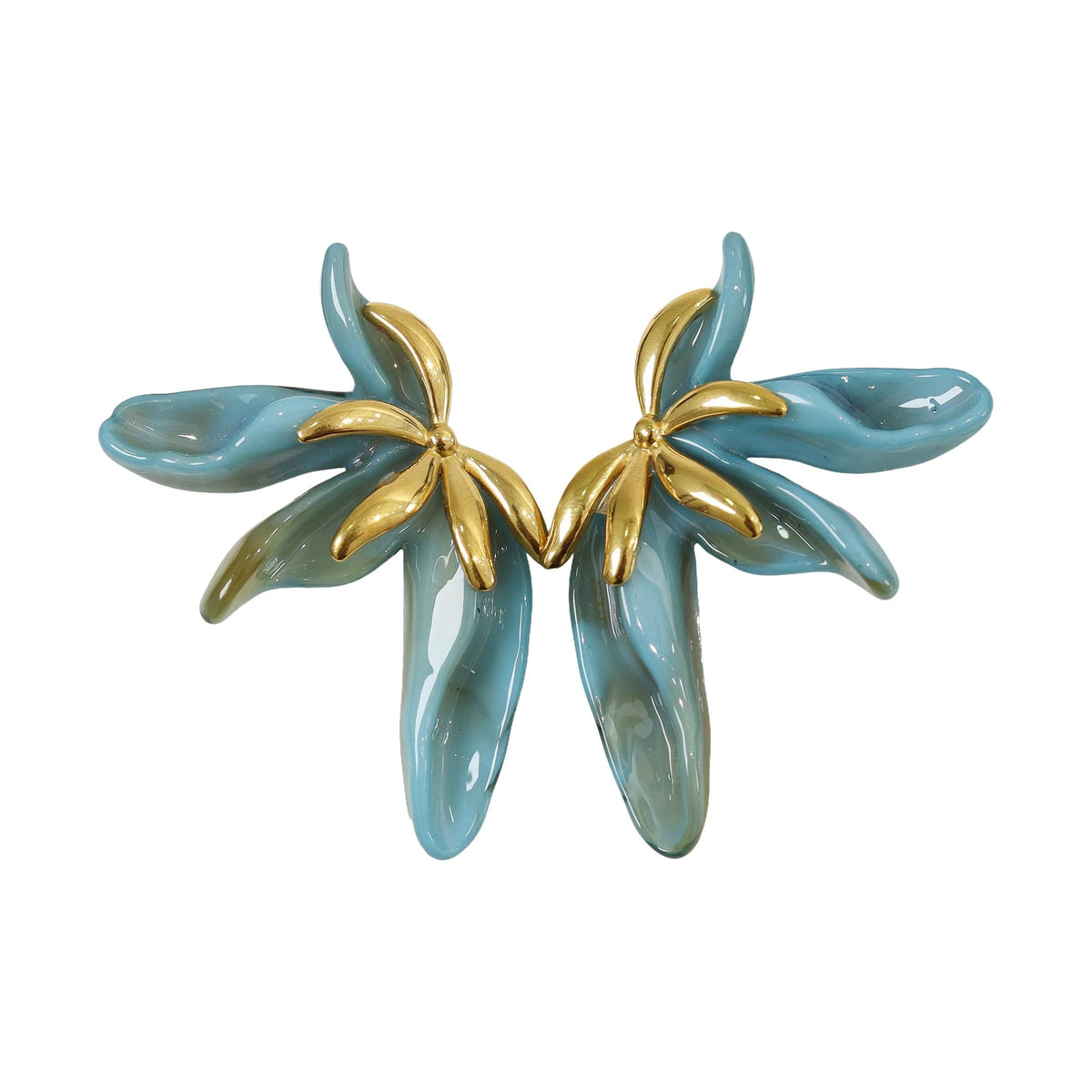 Pendientes de resina