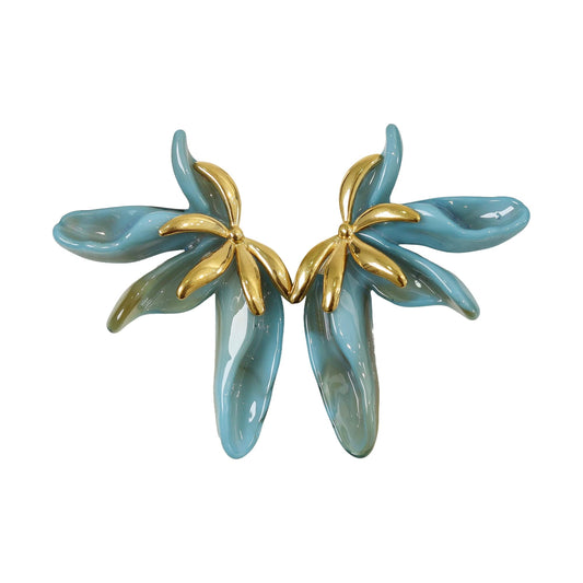 Pendientes de resina