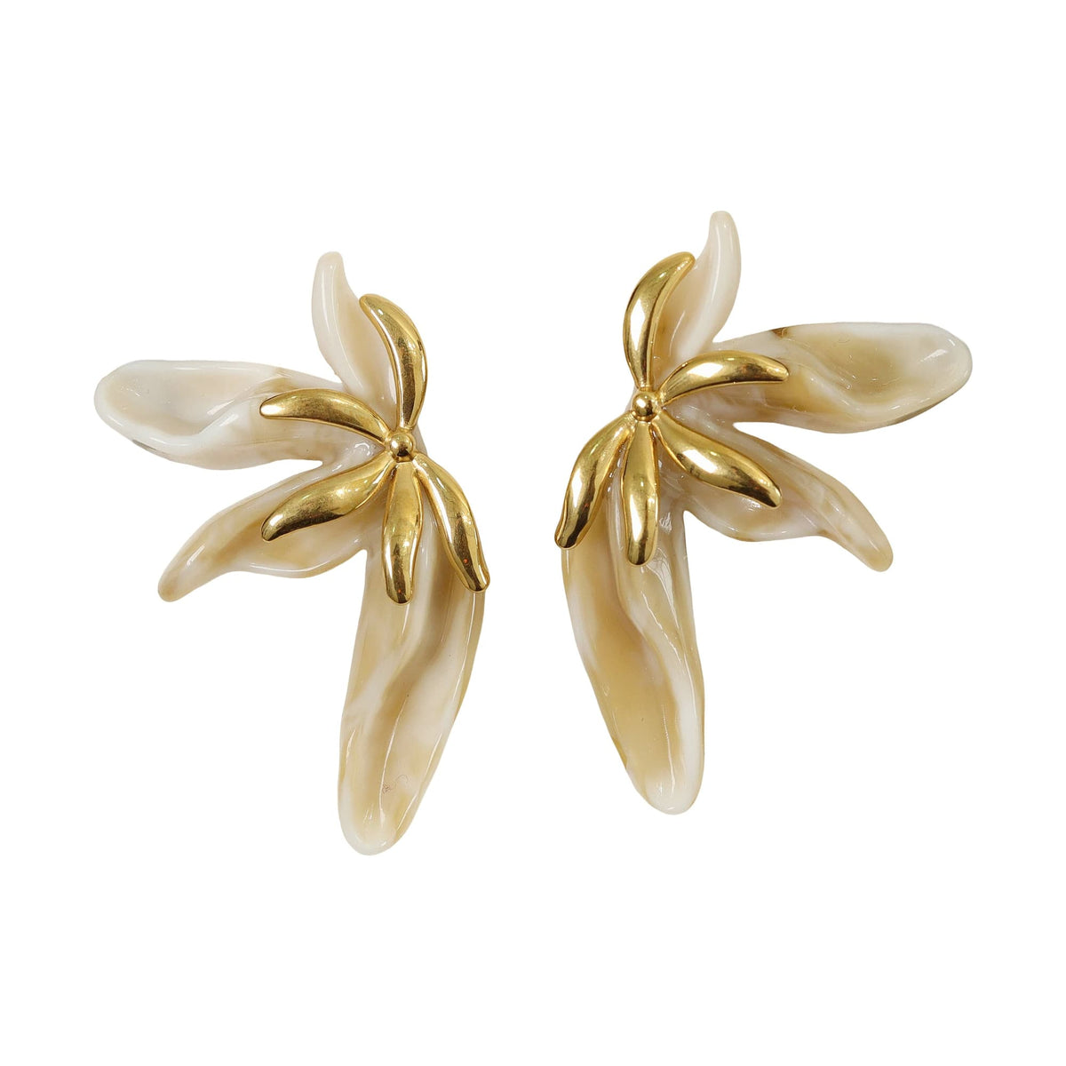 Pendientes de resina