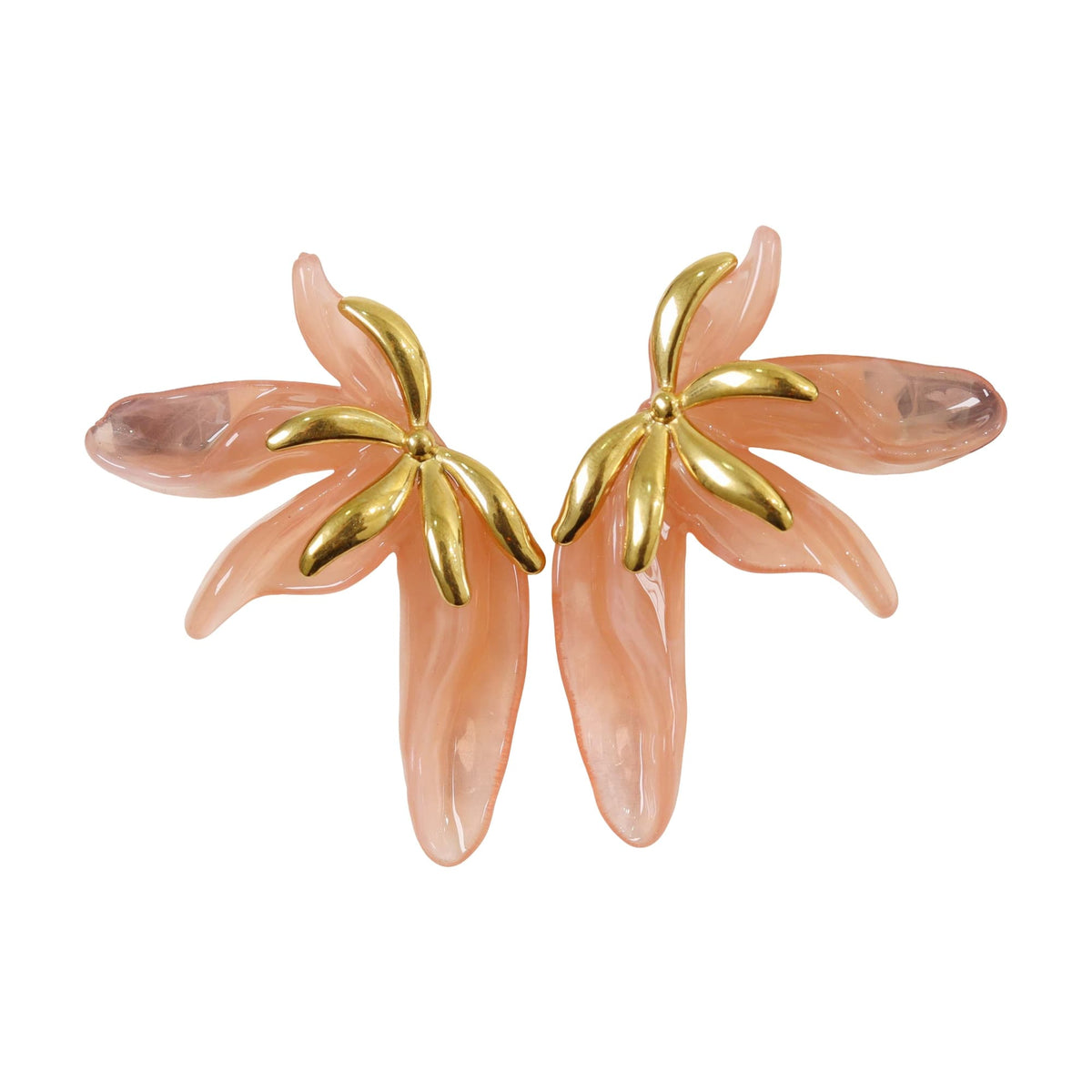 Pendientes de resina