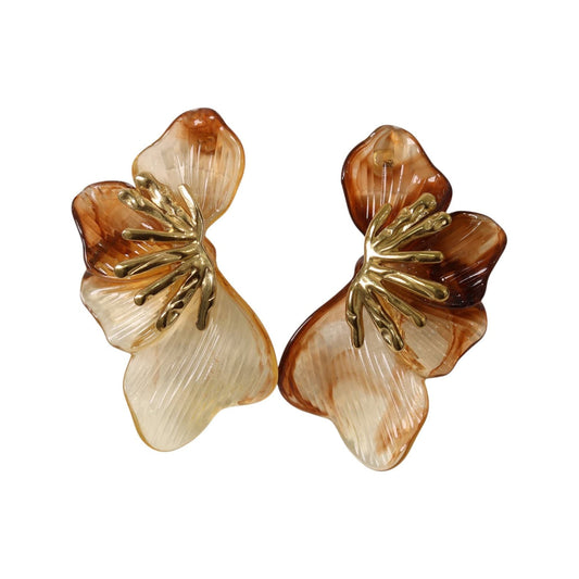 Pendientes de resina
