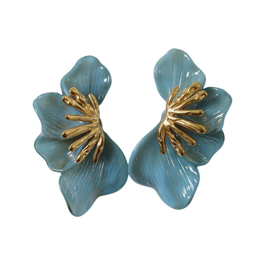 Pendientes de resina