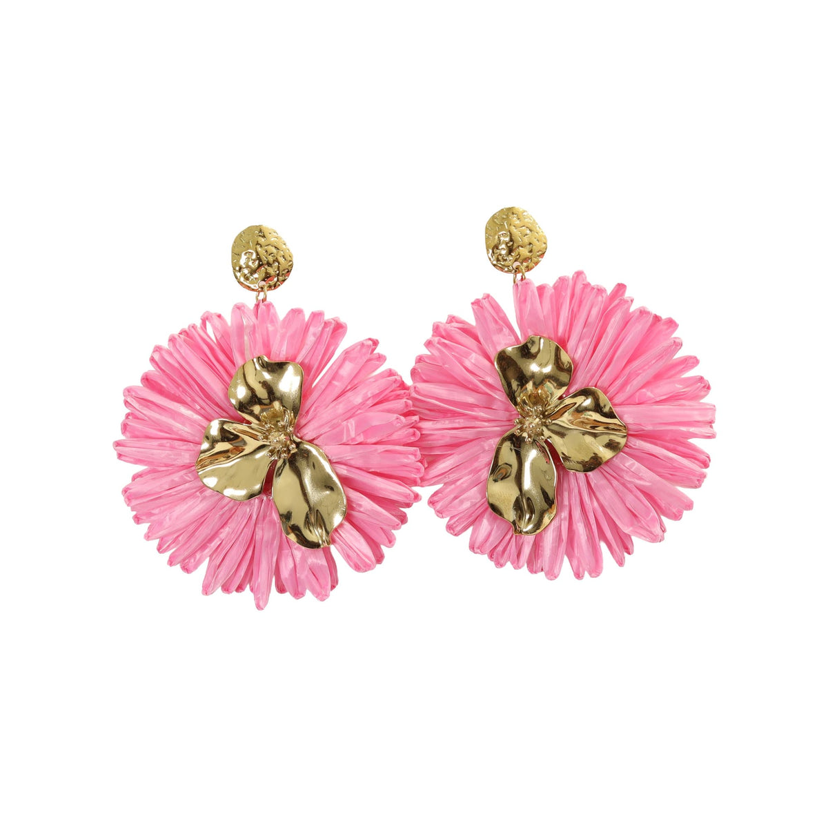 Pendientes de rafia