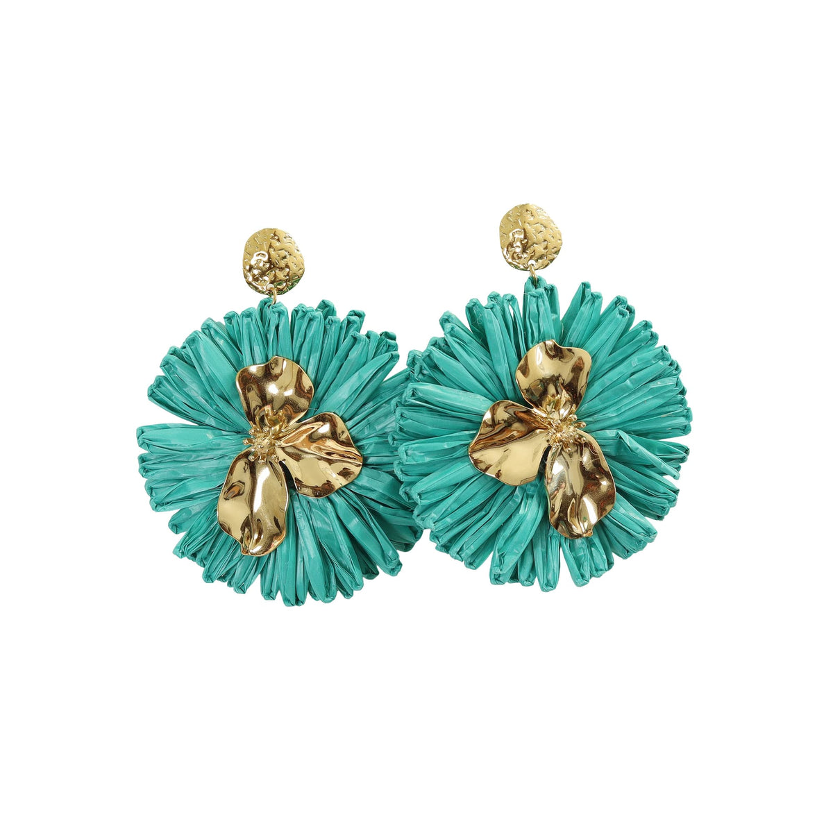 Pendientes de rafia