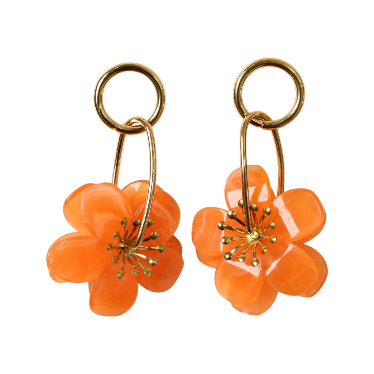 Pendientes de resina