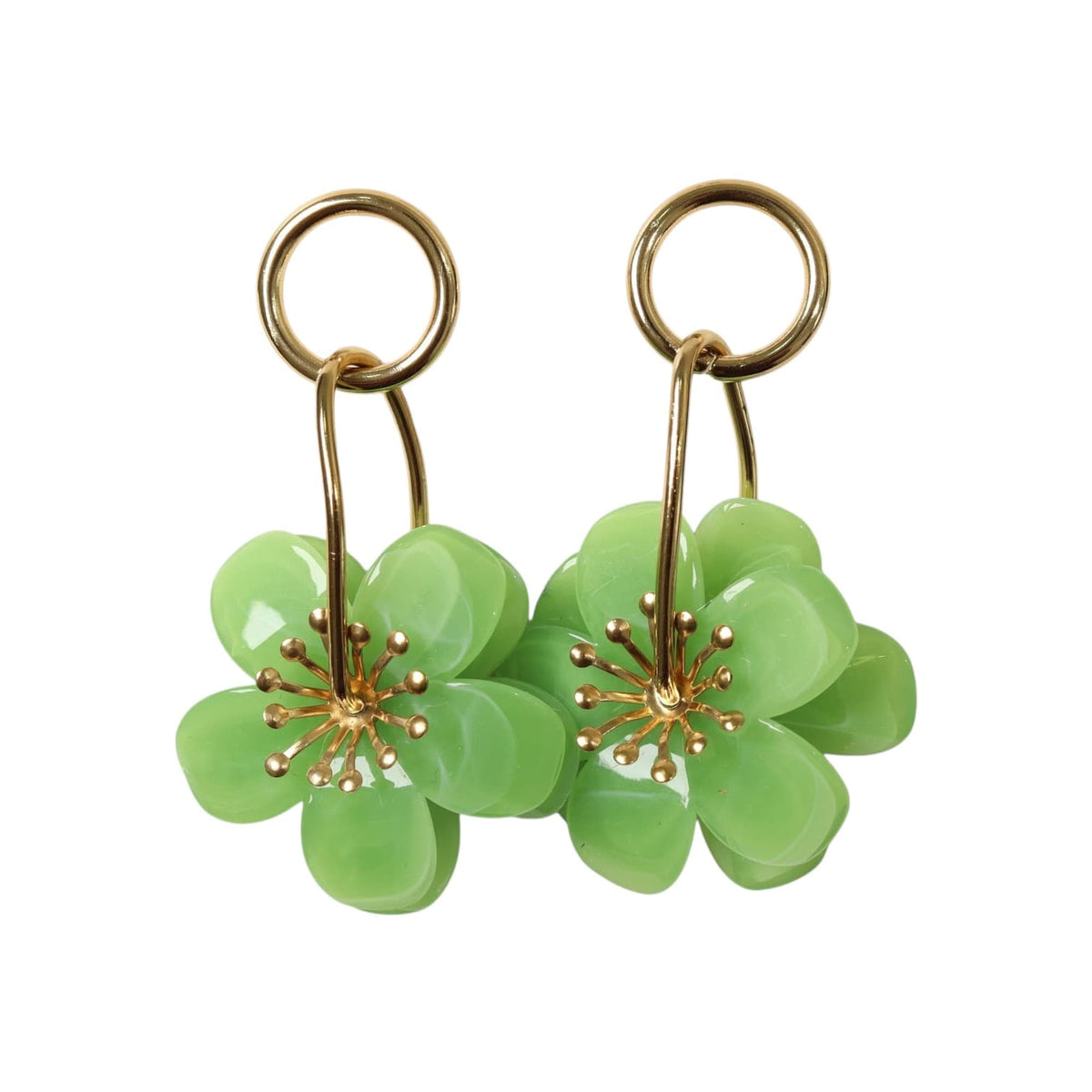 Pendientes de resina