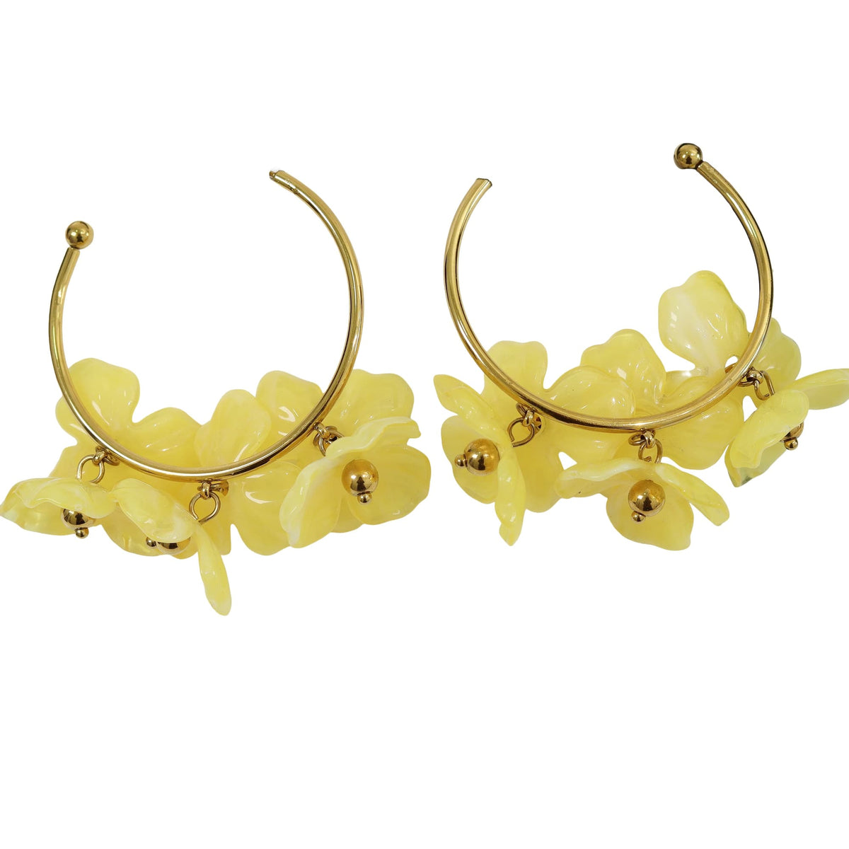 Pendientes de resina
