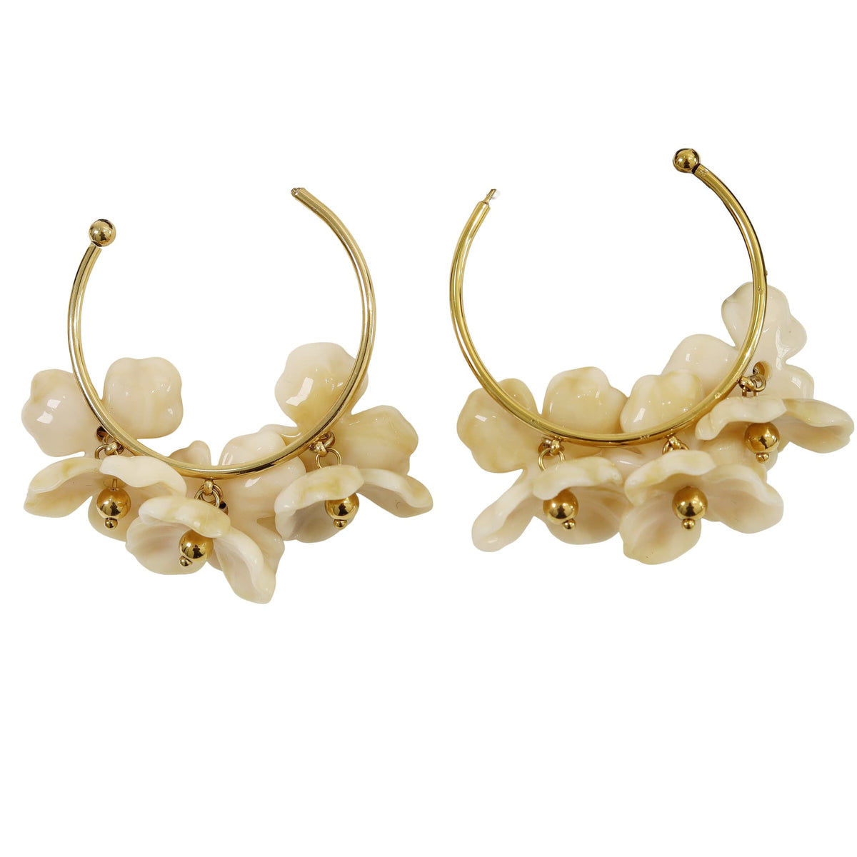 Pendientes de resina