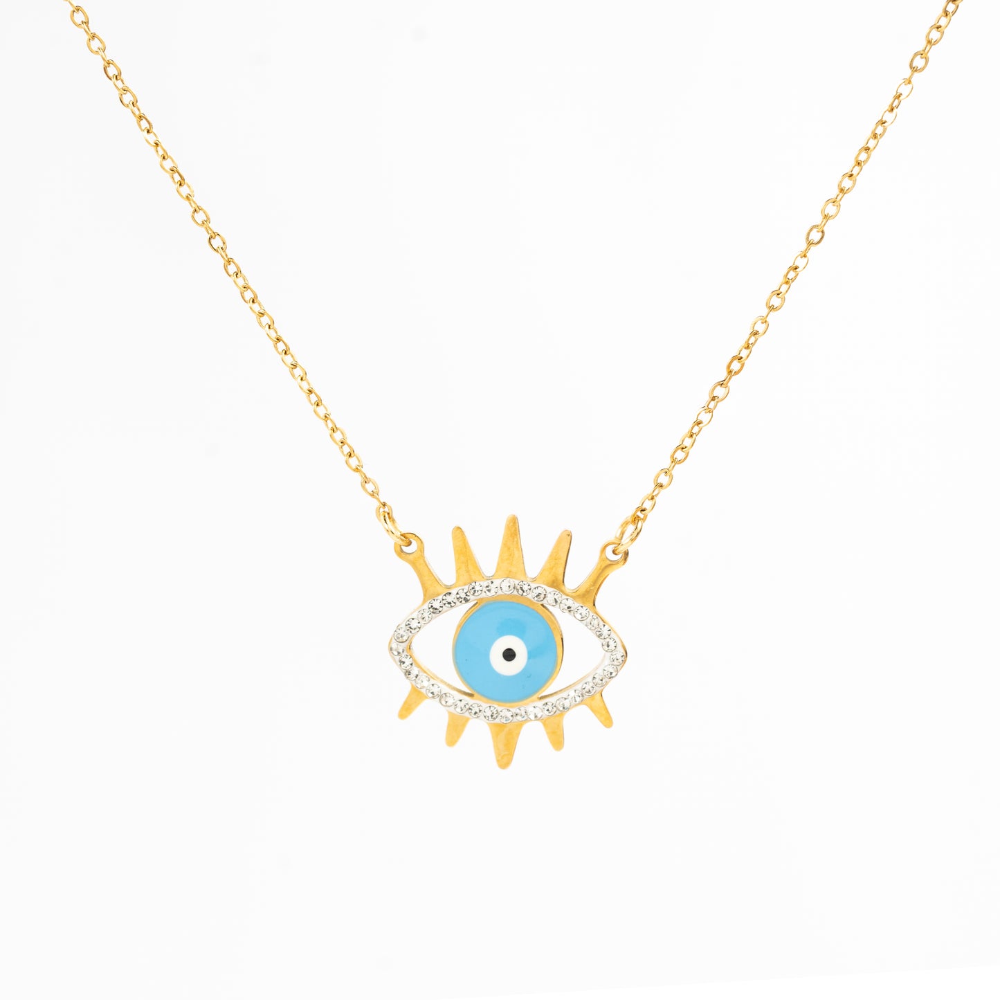 Collar Ojo Turco Con Brillo
